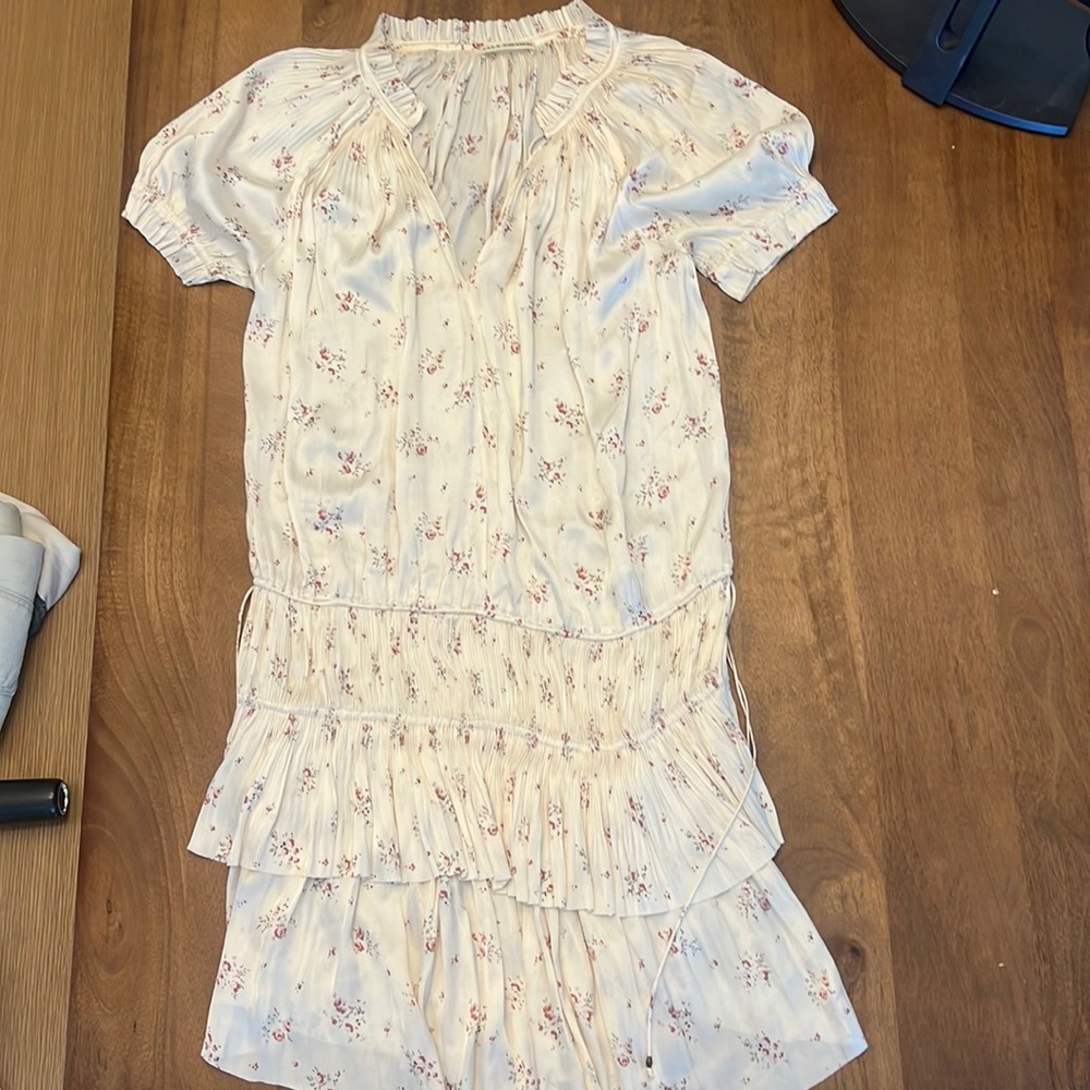 Ulla Johnson Floral Print Mini Dress